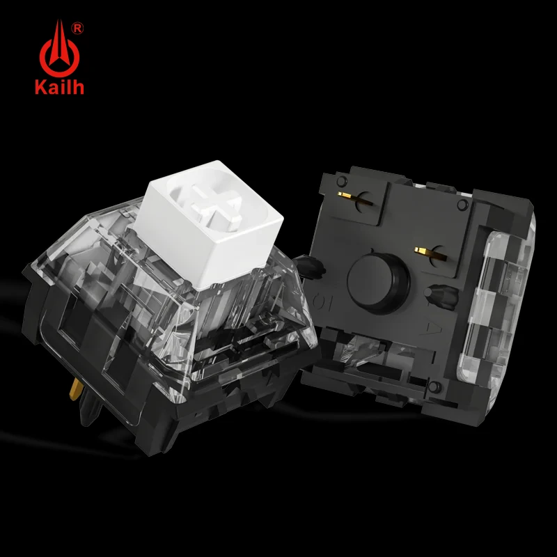 Kailh-Boîte de commutation V2, blanc, rouge, marron, bricolage personnalisé, clavier mécanique, 5 broches, RVB, compatible, aucun commutateur MX