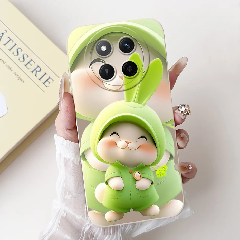 Cute Rabbit Cartoon Soft TPU Phone Case - Magic Design