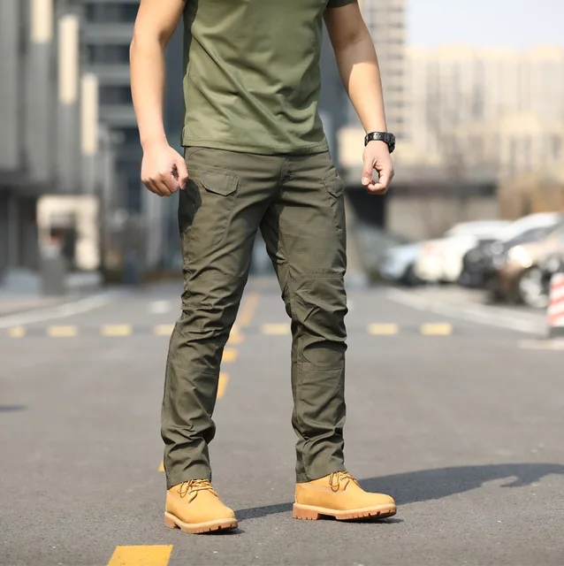 Pantalon Cargo Homme Minetom - Multi-poches - Tissu Polyester Doux - Pour Travail, Outdoor, Décontracté