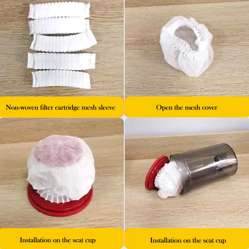 Non-wovens Vacuum Cleaner Filter Dust Filter Protective Cover Disposables Cover Accessories Kitchen Home Furniture Tool vacuum cleaner filter