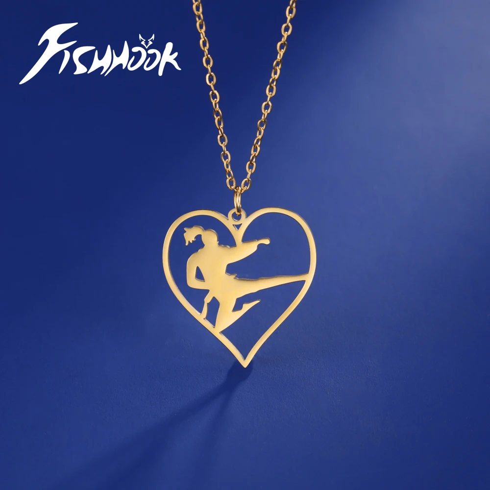 Fishhook Kung Fu Necklace Taekwondo Fight Chain Sports Gift For Woman