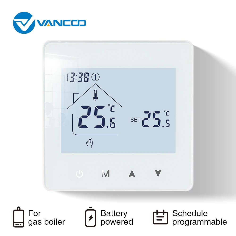 Digital Thermostat for Gas Boiler Smart Home Room Heating