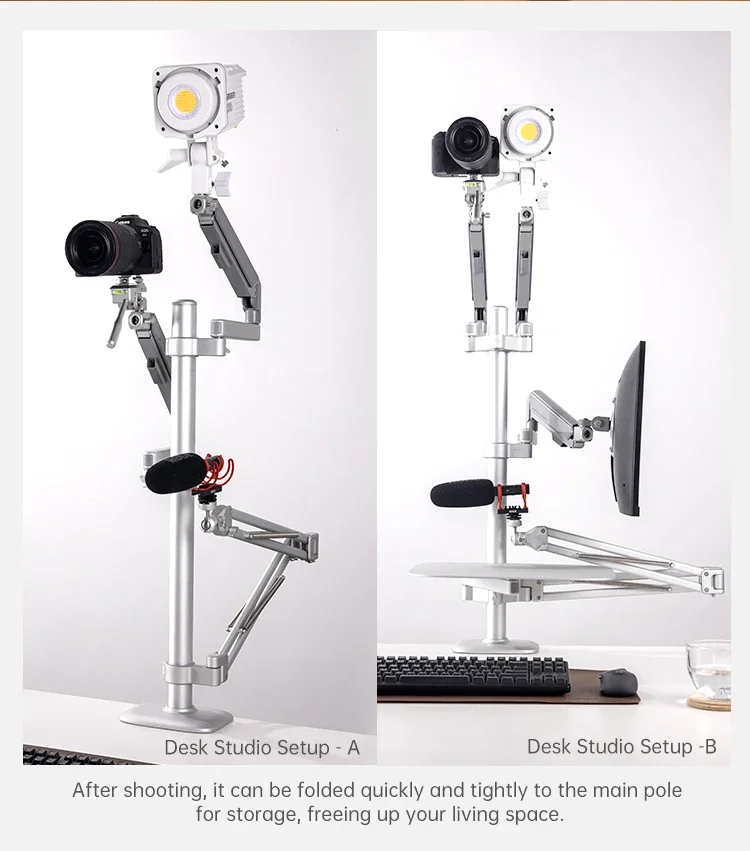 Description Picture 5 of itemFALCAM Geartree Professional Photography Home Studio Accessories Clamp Full Motion Swivel Arm for Geartree System