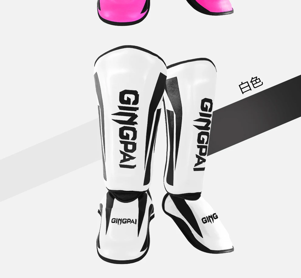 Erwachsene Muay Thai Boxen Schienbeinschutz Spann MMA Kickboxen Knöchelschutz Kampfsport Kickboxen Legging Taekwondo Ausrüstung – Detail 12