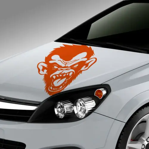 

Sticker Monkey Mad Monkey GRUNGE TRIBAL ANIMAL Decor Car Sticker Tuning #1311
