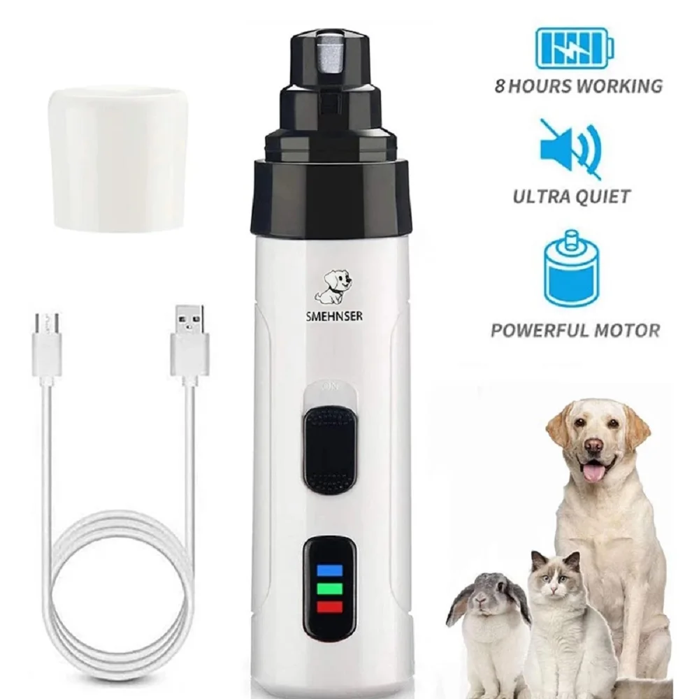 Electric Dog Nail Clippers for Dog Nail Grinders Rechargeable USB