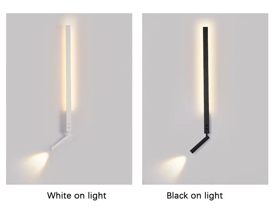 Description Picture 4 of itemItalian minimalist LED wall lamp modern bedroom bedside spotlight creative living room background wall ambient light