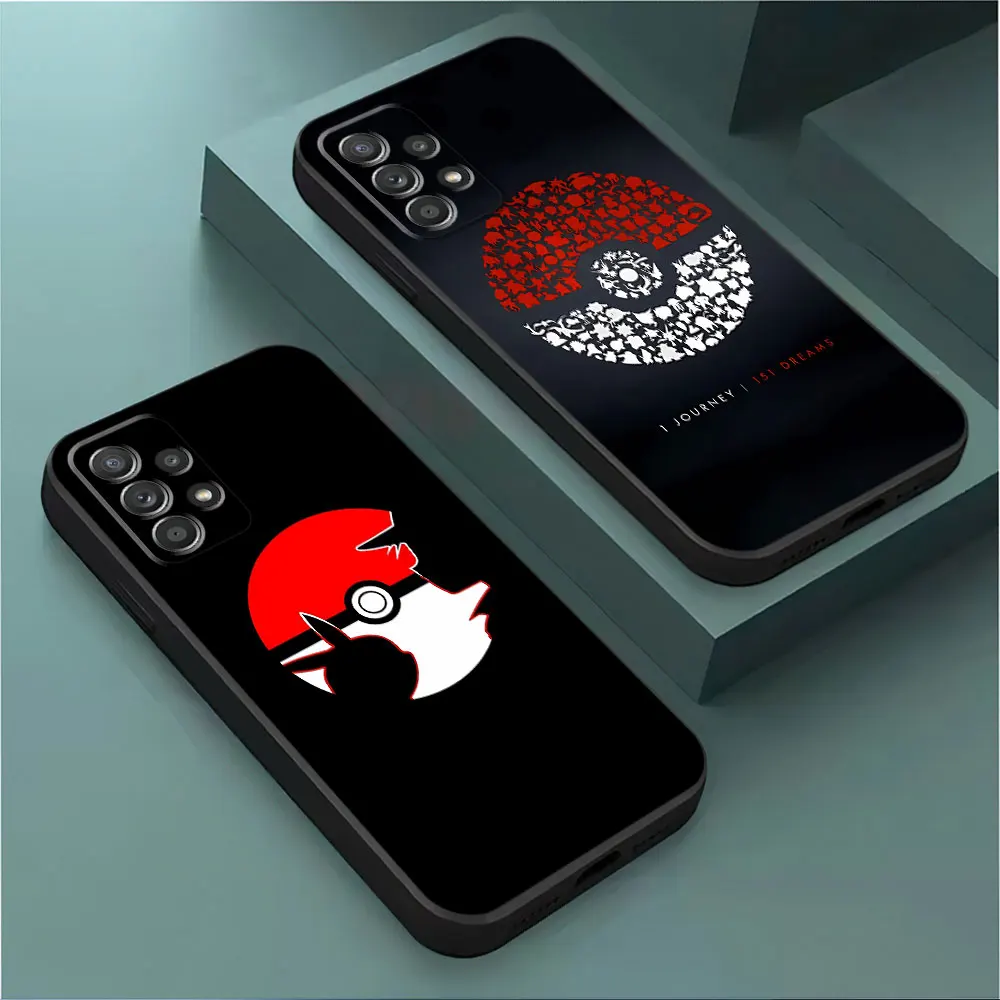 Custodia In Silicone Per Samsung Galaxy Note 10 Plus Note 20 Ultra Note20Ultra Note 9 8 Note 10 20 Pokemon Pokeball Armor Cover