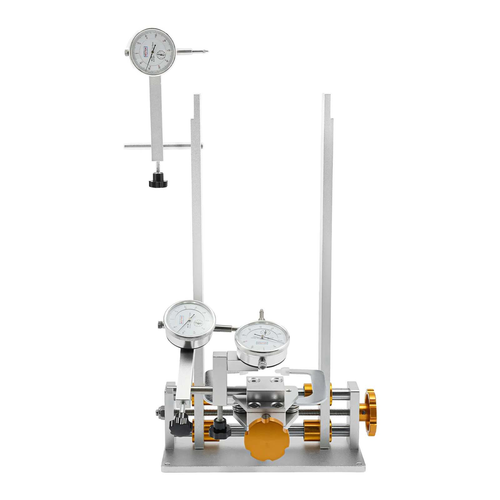 Professional Wheel Truing Stand with 3 Gauges CNC Aluminum Alloy Adjustable for 10-29 Inch Bicycle Wheels (MTB/Road Bike)