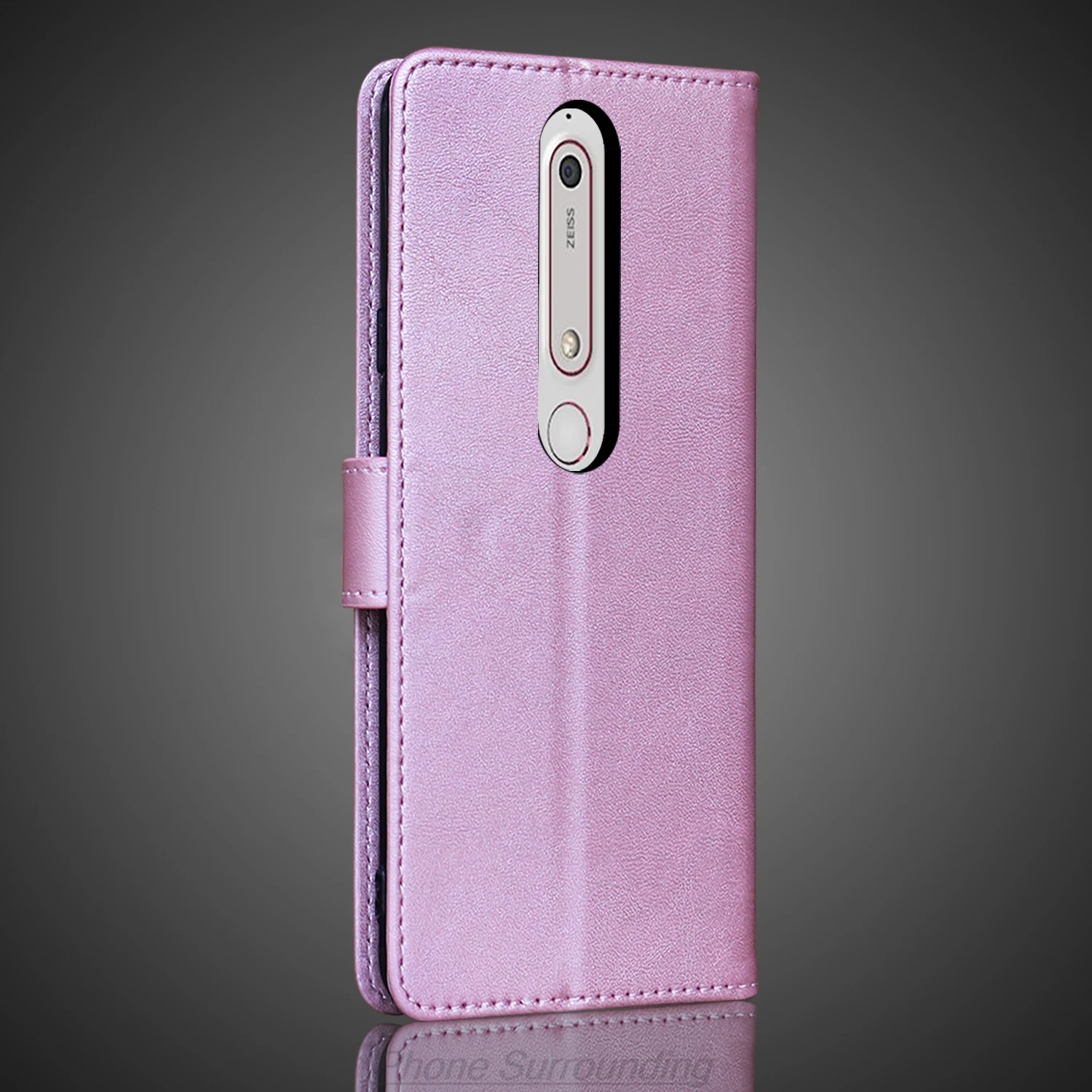 Luxurious PU Leather Wallet Flip Cover - Card Holder Phone Case & Protective Holster