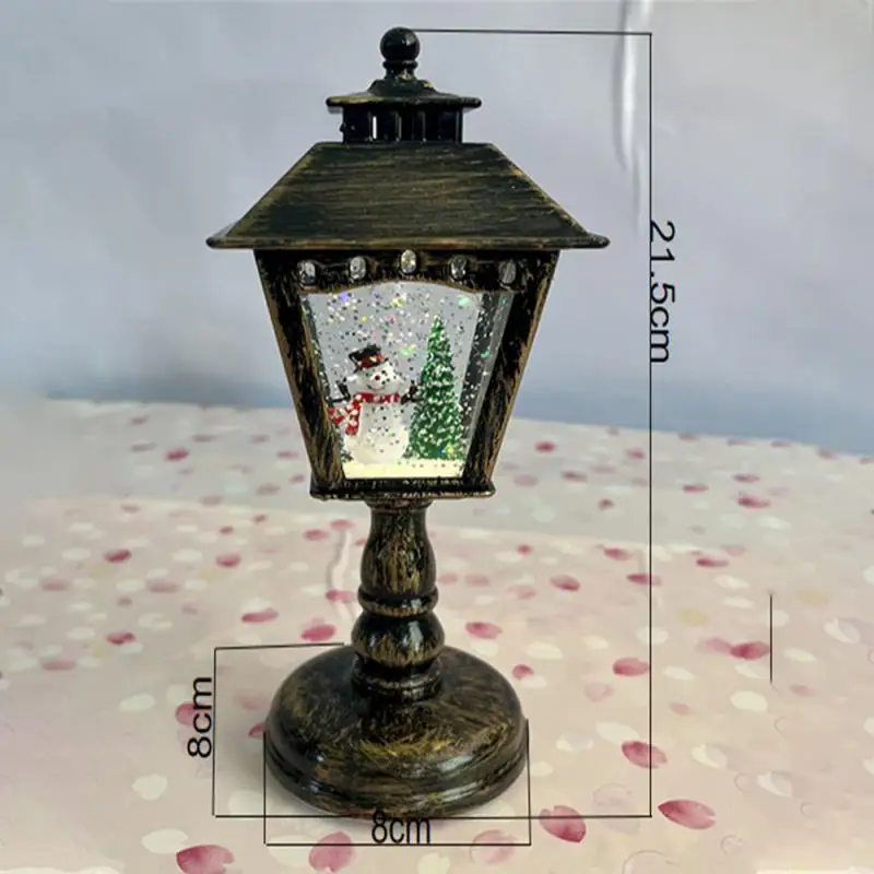 Christmas Decorations Wind Lamps Music Illuminated Night Light Santa Creative Ornaments Table Lamps Christmas Home Decoration 5