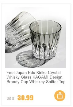 Description Picture 5 of itemJapanese Edo Kiriko Crystal Ware Whisky Cup Hannd Carving Lucky Clouds Wine Glass Liquor Snifter Water Mug Best Present For Dad