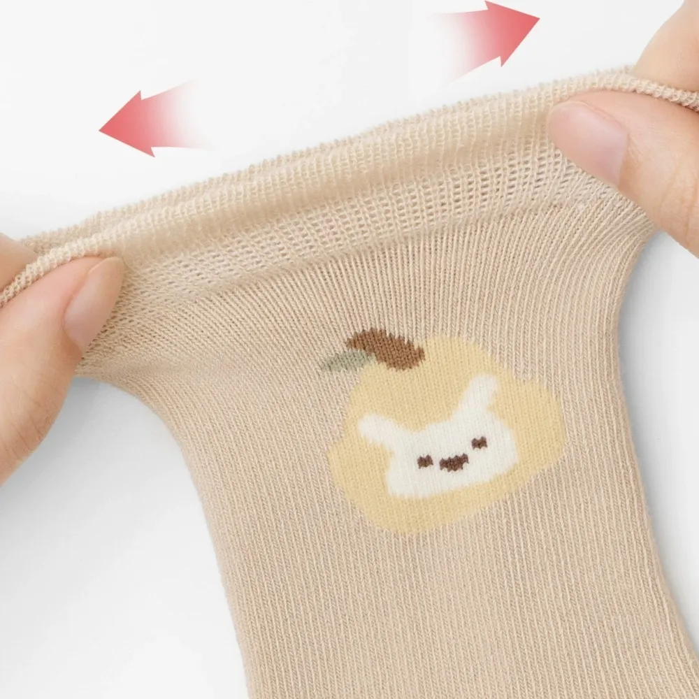 3 Pairs Toddlers Girls Frilly Socks Soft Cotton Baby Ankle Sock Flower Pattern Children Socks Anti Slip Infant Floor Sock 0-5Y