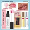 Natural Pink Serum Increase Lip Elasticity Reduce Fine Lines Moisturizing Lipcare Instant Volumising Lip Plumper Serum 1
