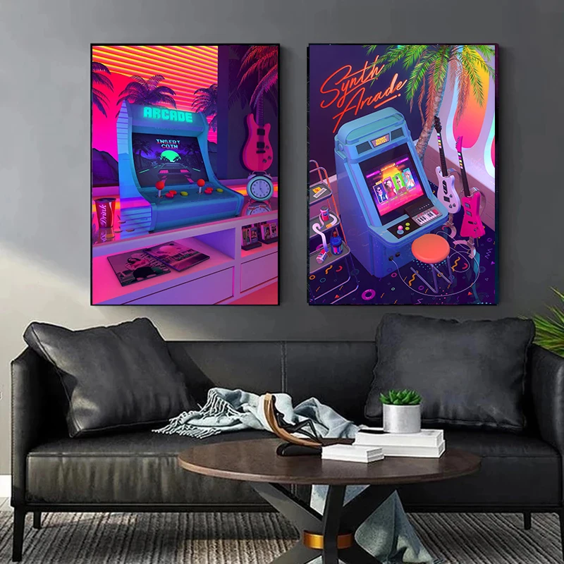 Nintendo Series Game Art Canvas Painting Gamepad Posters, 41 OFF