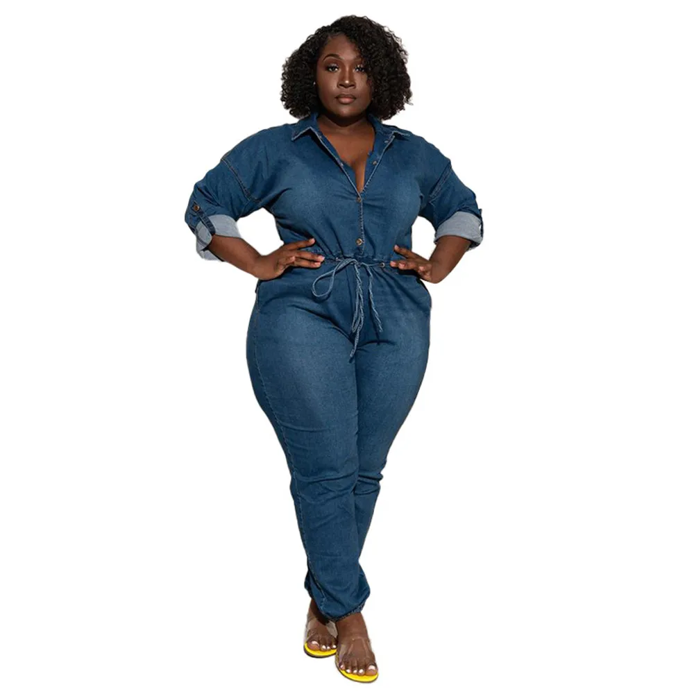 Plus Size Casual Outfits Set Women's Plus Denim Slogan Print - Temu