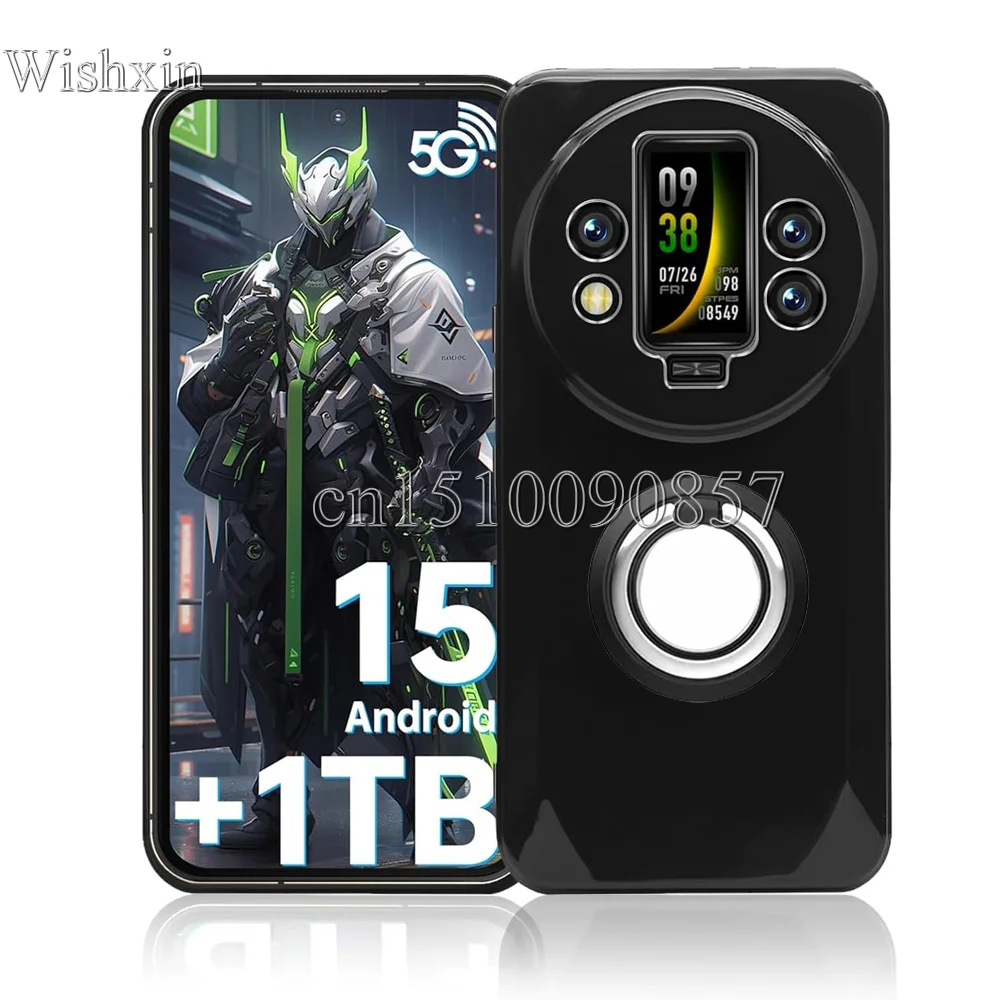Ring Holder Shockproof Soft TPU Kickstand Case Cover
