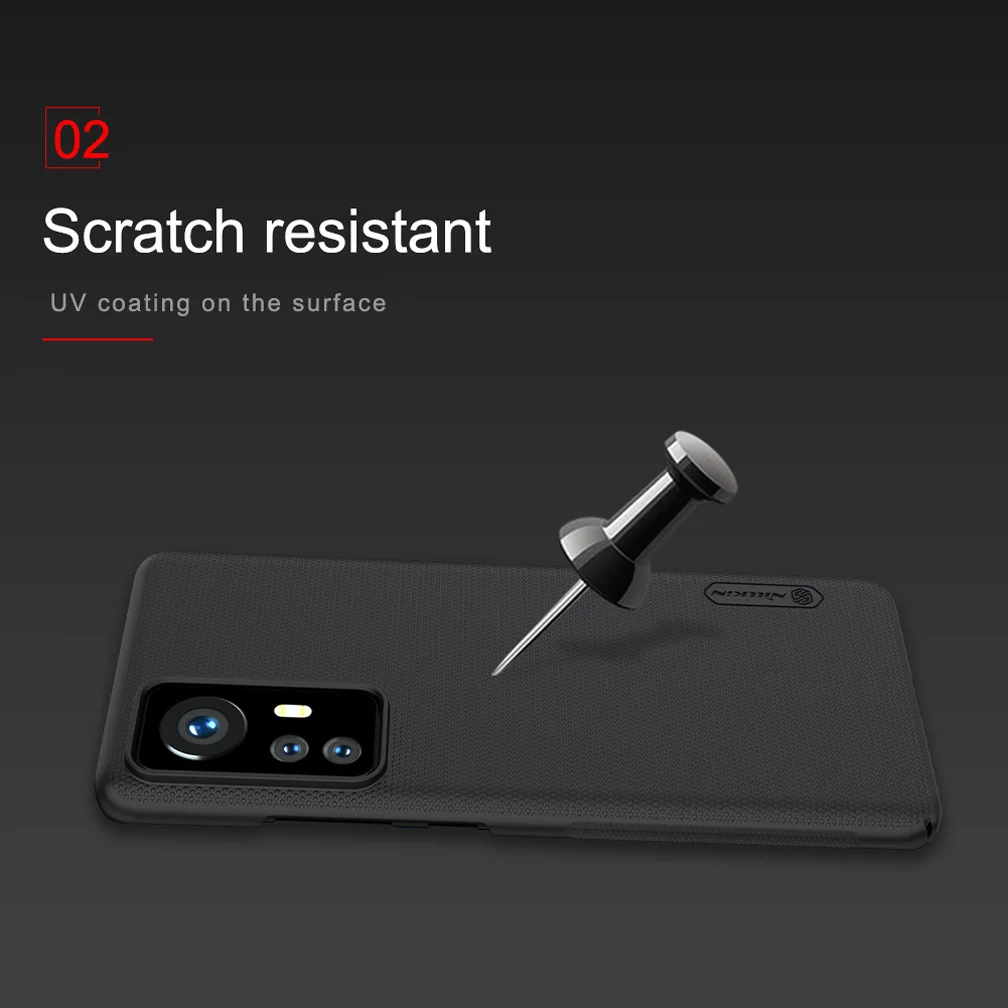 For Xiaomi Mi 12 Pro Case Nillkin Frosted Shield Shockproof Hard PC Phone Housing Protection Cover For Xiaomi Mi12 Mi 12X Case iphone 12 mini wallet case