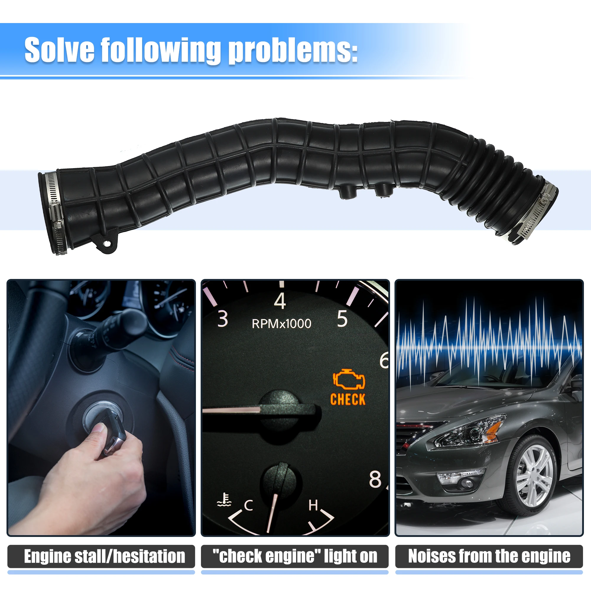UXCELL-ڵ  Ա Ʈ ȣ Ŭ,   , XL, XLT 3.0L V6 2001-2003 1L5Z-9B659-BA