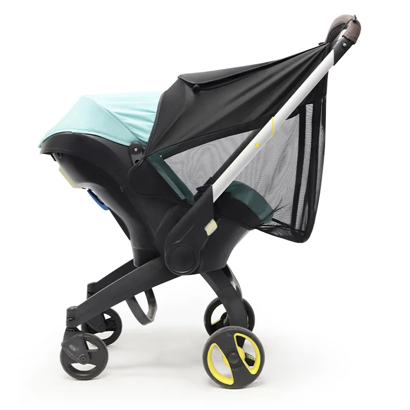 Nuovo Passeggino Parasole 360 Copertura Parasole Visiera Con Zanzariera Compatibile Per Doona Accessori Seggiolino Auto Pramnew Baby Strol