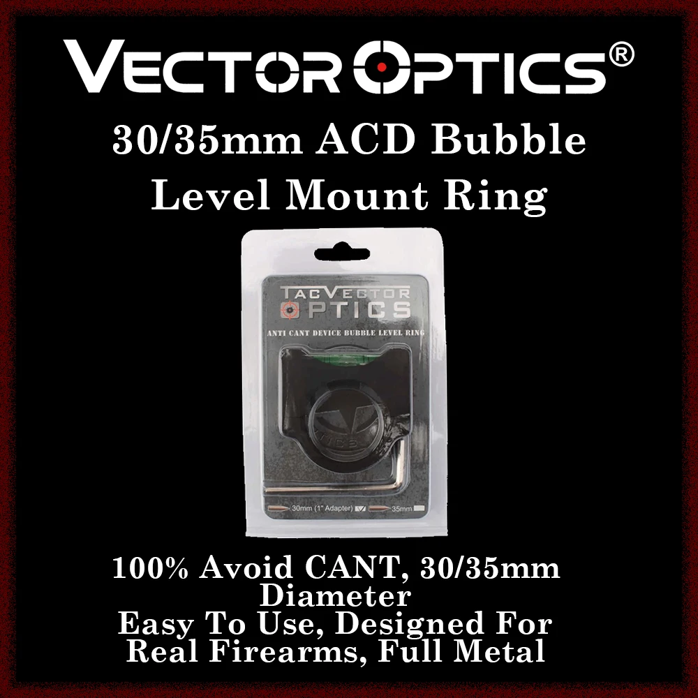 Vector Optics Rifle Scope Bubble Level 25.4/30 34mm Spotting Airgun Ring Bubble Spirit Level Balance Pipe Airsoft Tube Gun Mount scope bubble level