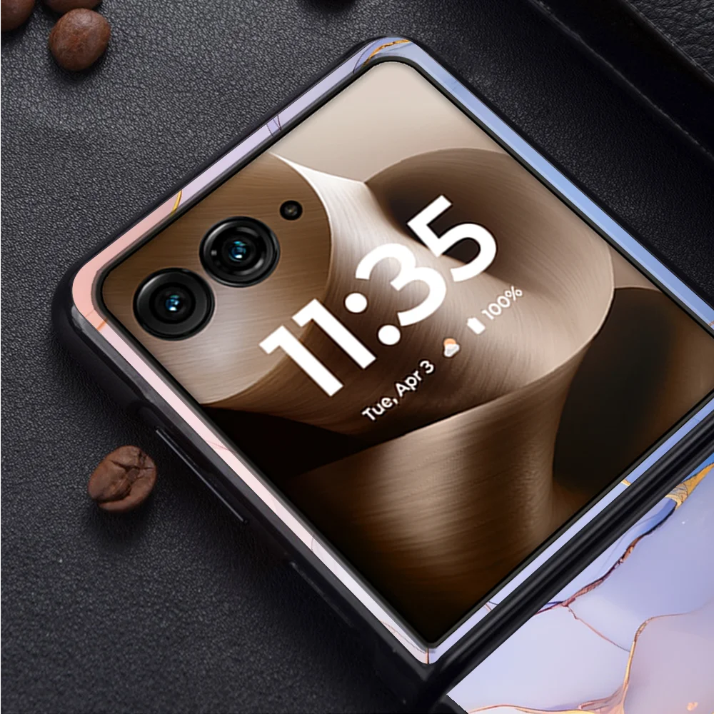 Marble Pattern Foldable Phone Case