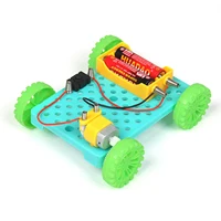 STEM Electric Car Model Blocks DIY Kids Assembling Toy