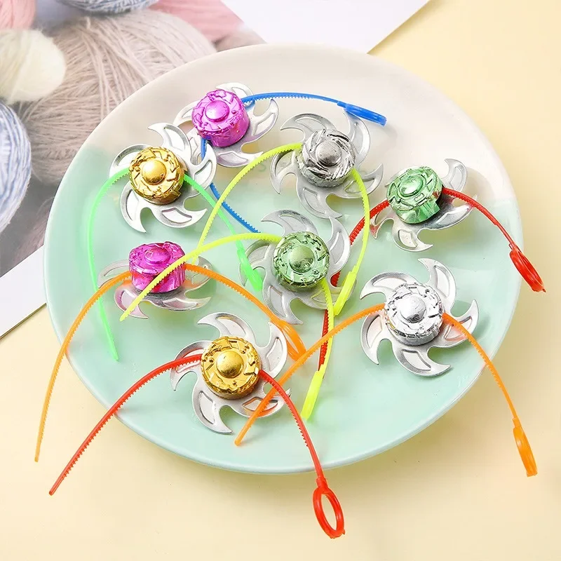 1cps Mini Pull Ruler Whirlwind Toys Funny Gyroscope Toy Creative Children's Small Toy Educational Kindergarten Prizes