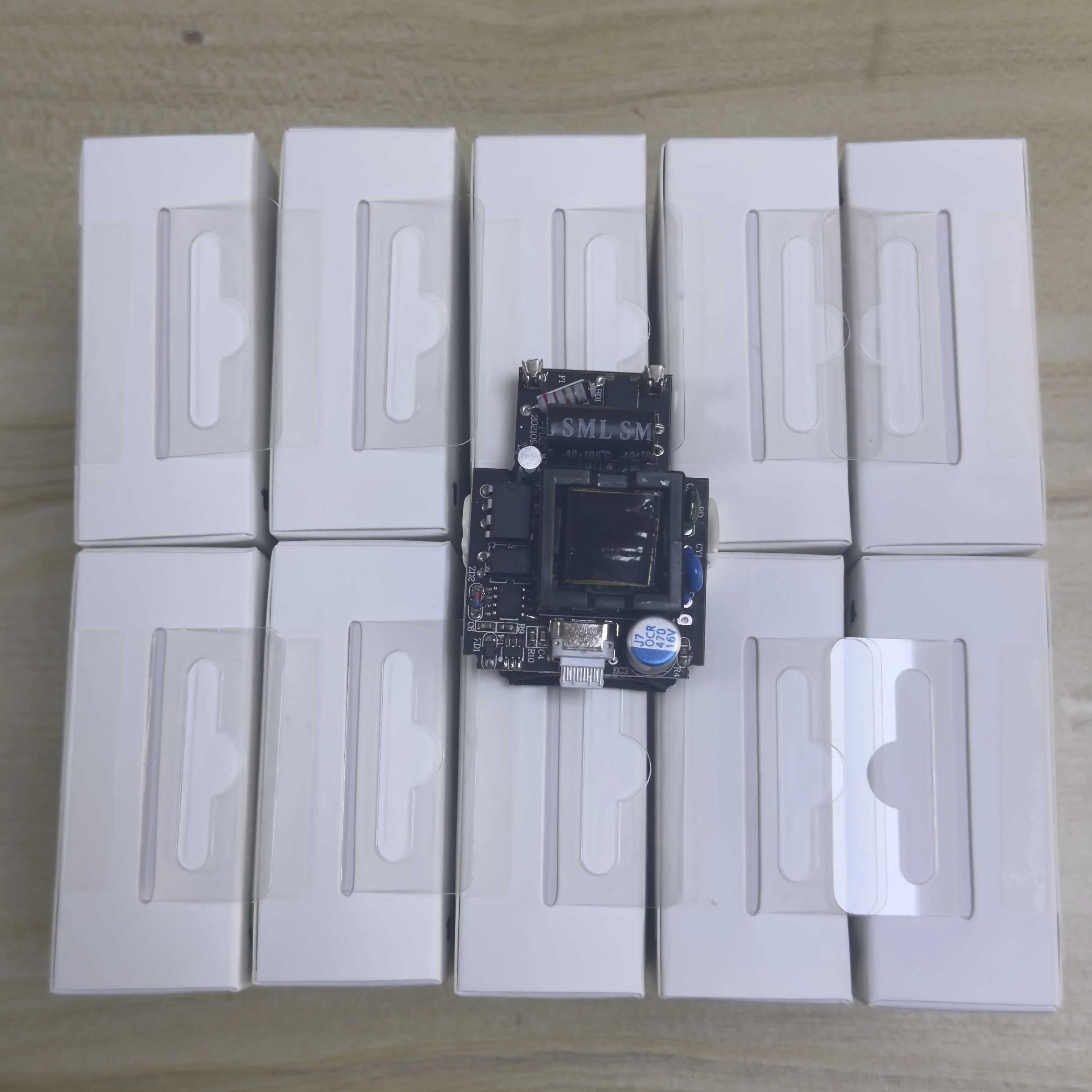 박스 포함 고속 PD USB C 충전기, C타입 어댑터, 아이폰 15, 14, 13, 12 프로 맥스, 11 프로 맥스, XS, XR, 20W, 10 개/로트