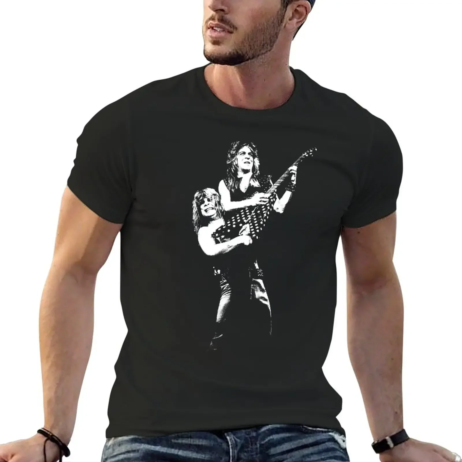 

Randy and Oz - The White Stencil T-Shirt customizeds customs design your own blacks men t shirts