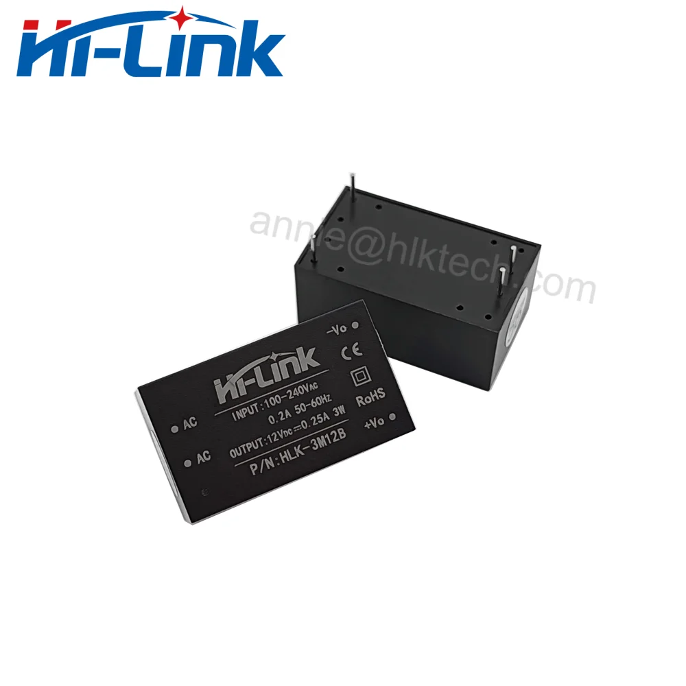 Hilink New PM01 220V to 3.3V 5V 9V 12V 15V 24V 3W Series AC DC Isolated Power Supply Module Step Down Power Converter HLK-3M05B power supply,switching power supply