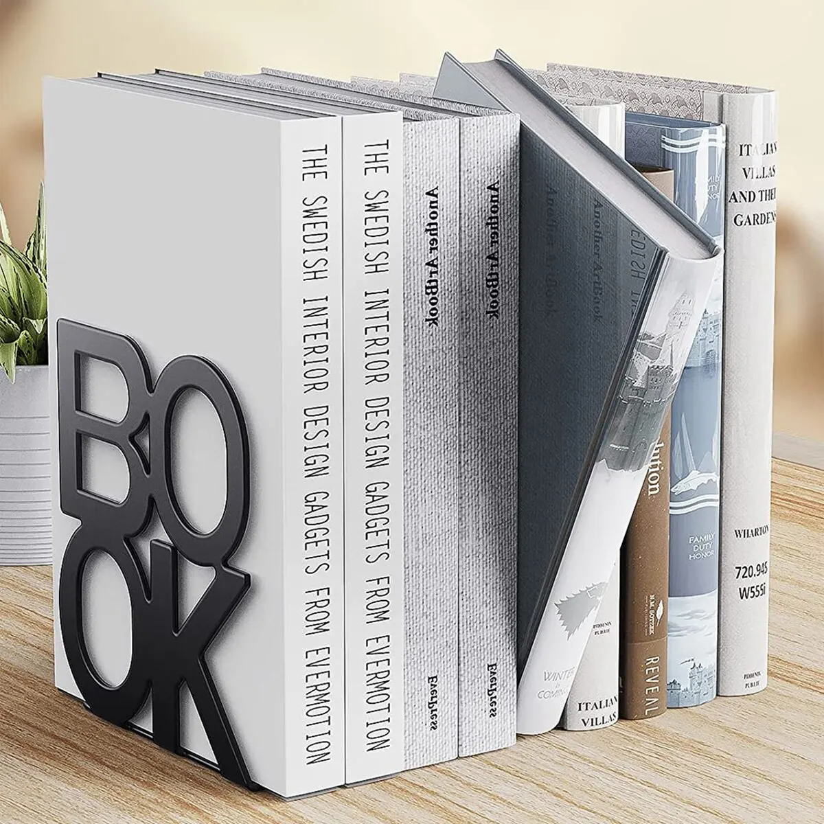 DIY: Soporte de letras para libros 