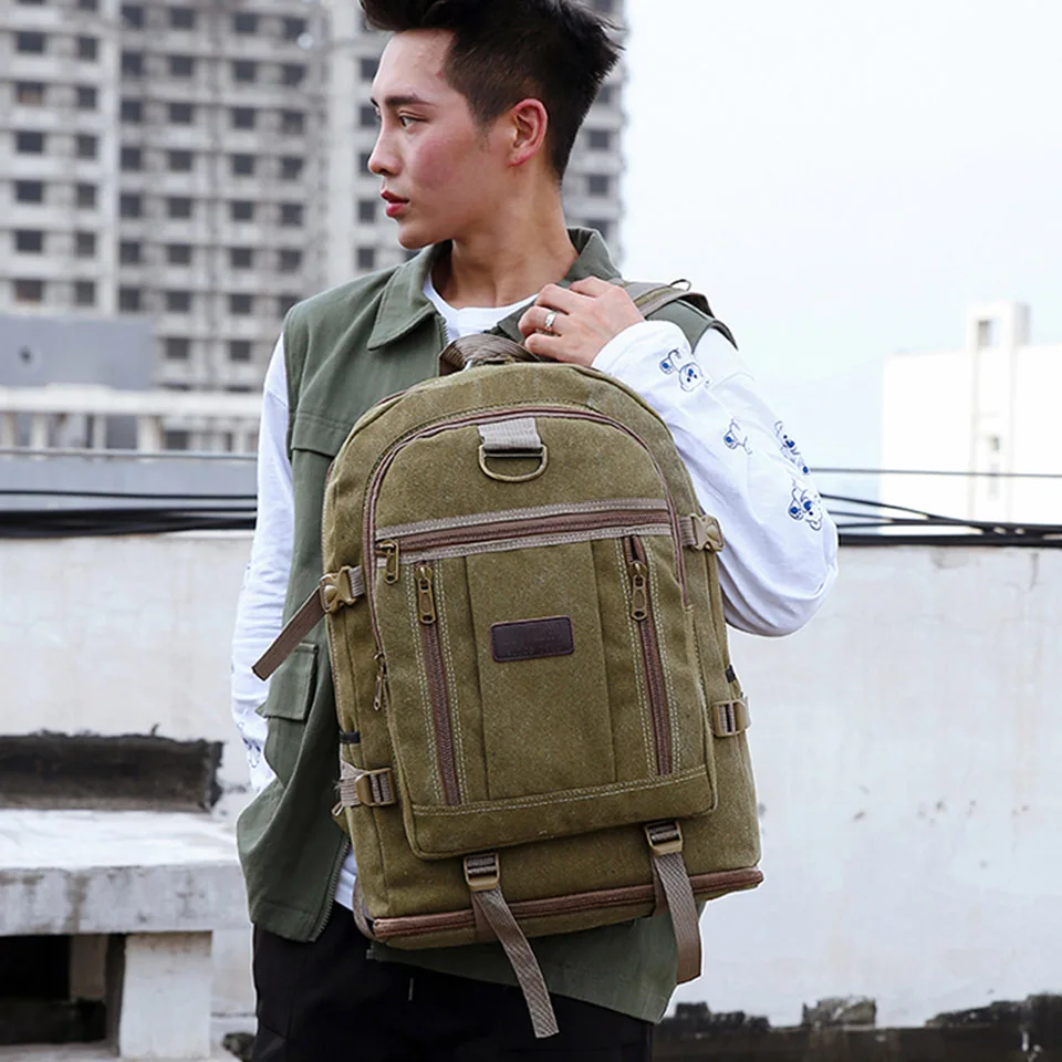 Large Capacity Expandable 55L Travel Backpack 45L Men's Outdoor Mountain Climbing Trend Brand Durable Fashion Women's Backpack