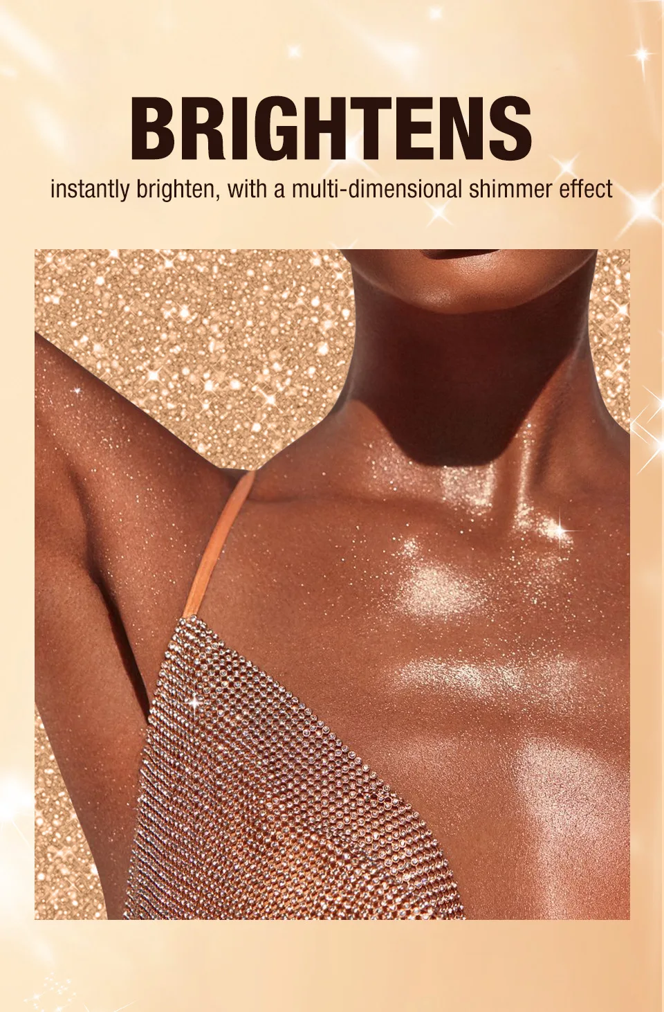 Description Picture 3 of itemHighlighter Powder Body Glitter Powder Shimmer Contour Blush Sparkling Makeup for Face Eye Body Highligh Makeup
