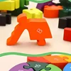 Montessori Children's Wooden Puzzle Toy 26 English Alphabet Number Animal Shape Cognition Educational Toys for Boys Girls Gift 4