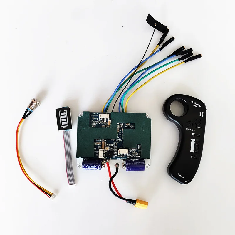 36V For Electric Skateboard Dual Drive Belt Motor Controller Set 10s Longboard ESC Scooter Mainboard With Remote Control