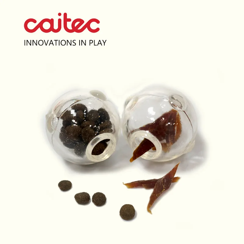 

CAITEC Foraging Ball for Cats Birds or Small Dogs Soft Floatable Bite resistant 3.8 cm in diameter