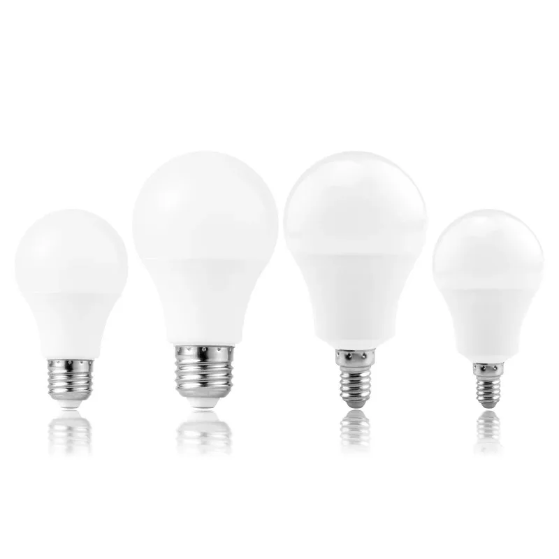 10Pcs E27 E14 Lampadine A Led 3W 6W 9W 12W 15W 18W 20W 24W Lampada Led Lampadina Ac 220V Bombilla Spotlight Bianco Freddo/Caldo