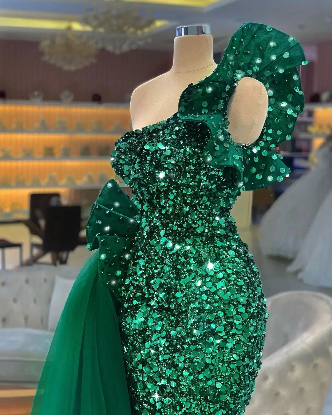 Size 2 Green Mermaid Dress on Queenly