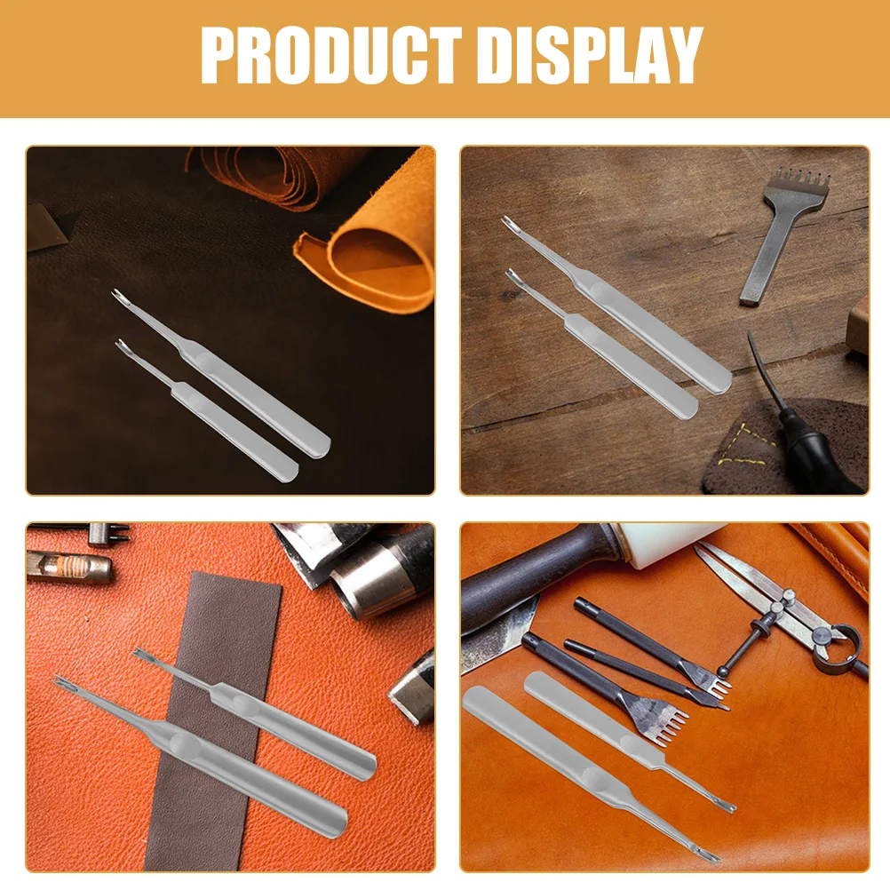 8 pcs Edge Skiving Tool For Diy Leathercraft Projects Beveler For Trimming And Beveling Edges Essential