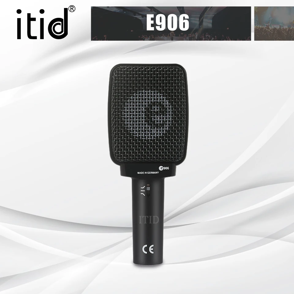 

Микрофон itid NTBD E906, суперкардиоидный динамический, с переключаемым фильтром присутствия для ударных гитар