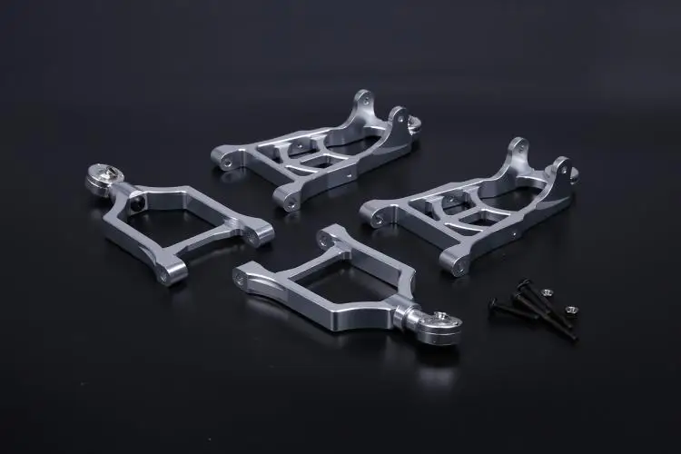 Aluminum Front /rear Lower/upper Suspension Arm Set for HPI Rovan KM Baja 5b ,ss