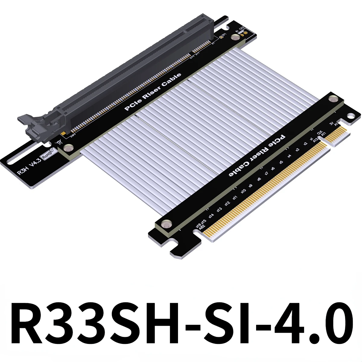 Pci-E4.0 Extreme4 Pcie 4.0 X16 Cavo Riser [Rtx3090 X570 B550 Rx6900Xt Testato] Twinax Schermato Pci Express Gen4 Gpu Verticale Atx