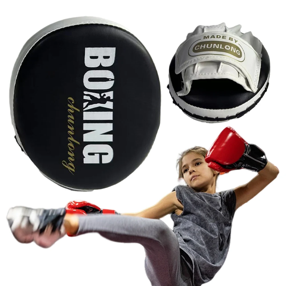 Description Picture 6 of itemBoxing Hand Target PU Leather Boxing Mitts Wear Resistant Punching Mitts Kick Boxing Gloves Pads for Martial Arts Training