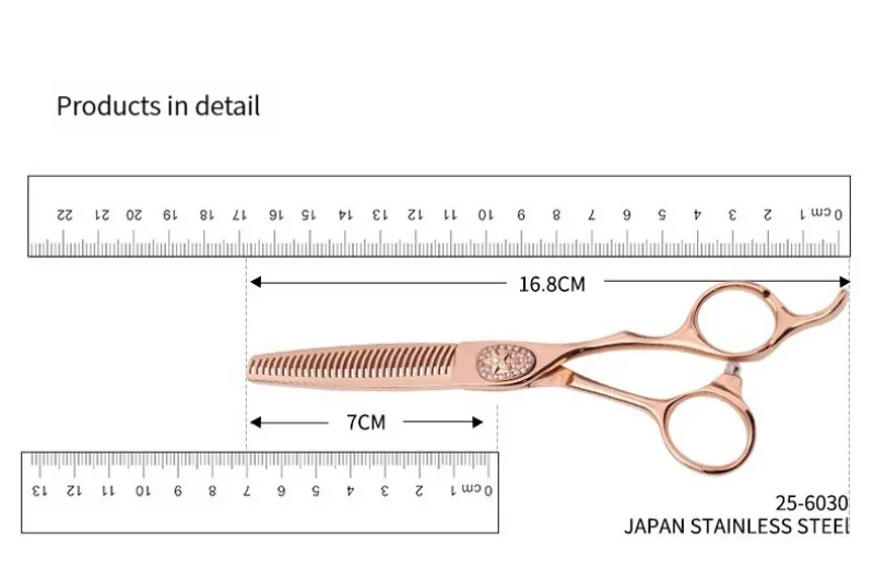 Description Picture 6 of itemHairdressing Scissors Professional Hairdresser Flat Hairdressing Scissors Scissors Thinning Scarless Cutting Fragmentation