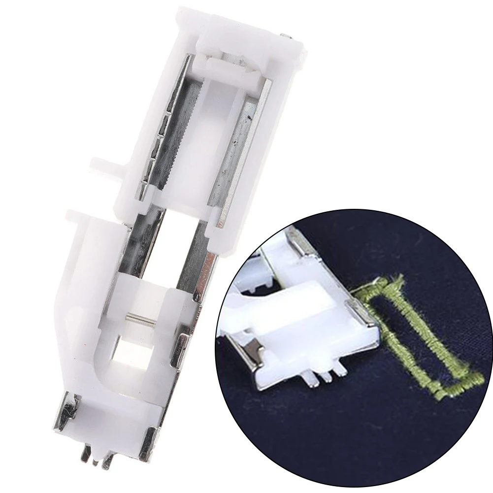 Piedino per asole 2 Pezzi Piedino per asole Scorrevole Automatico Piedino per Uso Domestico per Parti di Macchine da Cucire Brother Punto casa Multifunzione