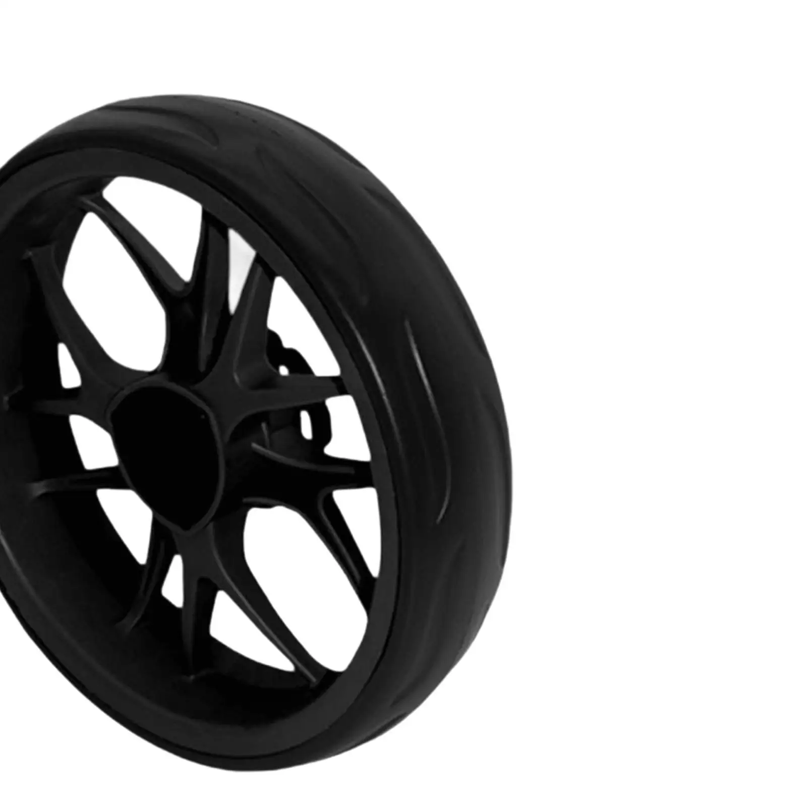 Golf Trolley Wheel Golf Push Cart Wheel Lightweight High Performance Compact Easy Installation Portable Replaces Part