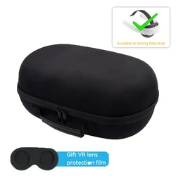 Durable Travel Carrying Case for VR Glasses and Accessories (Black)