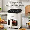 New No-Turn Air Fryer: Household. Large Capacity. Visual. Oil-Free. Intelligent Automatic. Multifunction Oven All-in-One. 1