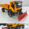 1/14 4x4 Metal RC Hydraulic Dumper Trucks Snow Shovel Remote Control Tipper Machine Cars Vehicle Toys for Boys Gifts TH23796 3